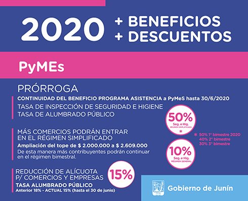 Descuentos 2020 en tasas municipales