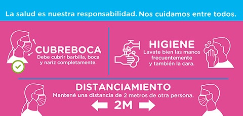 Imagen de distanciamiento social para prevención del coronavirus