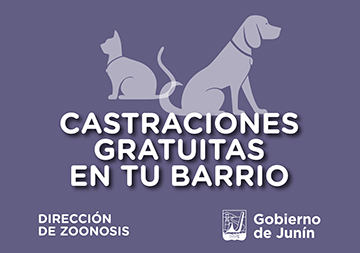 Castraciones gratuitas en tu barrio
