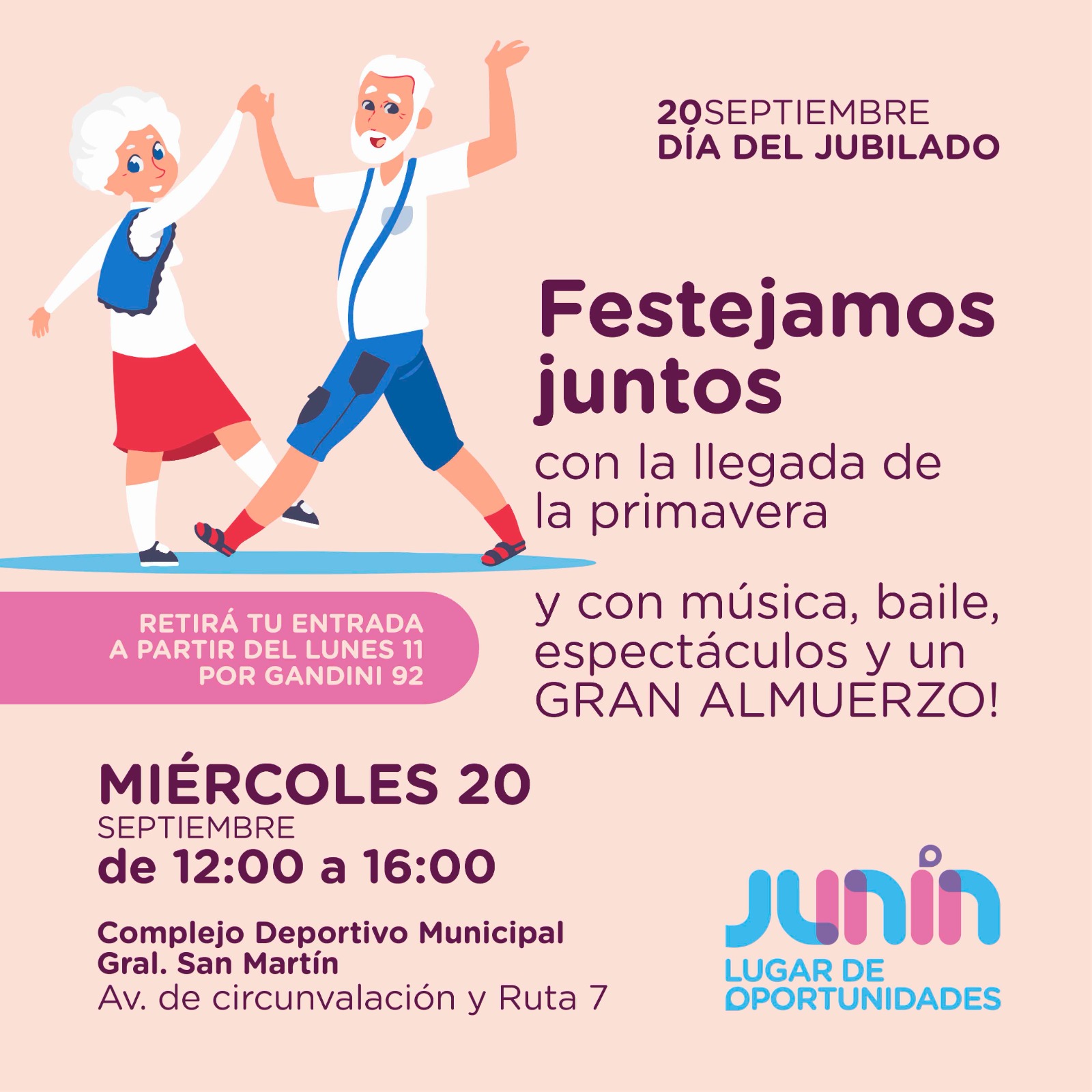 El Gobierno De Jun n Invita A Las Personas De La Tercera Edad A Un Gran 